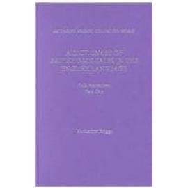 Dictionary of British Folk Narratives Pt1 (Katharine Briggs Collected Works Vol 5) - Katharine Briggs