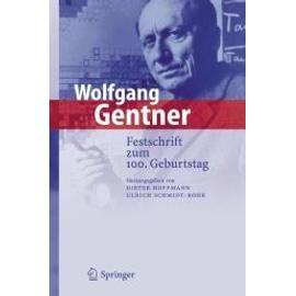 Wolfgang Gentner - Ulrich Schmidt-Rohr