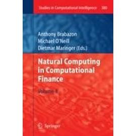 Natural Computing in Computational Finance - Collectif