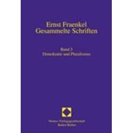 Ernst Fraenkel - Gesammelte Schriften 5 - Collectif
