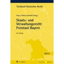 Staats- und Verwaltungsrecht Freistaat Bayern - Collectif