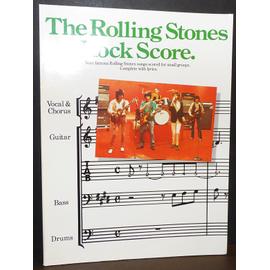 The Rolling Stones Rock Score, Nine famous Rolling Stones songs scored for small groups, Complete with lyrics - Collectif