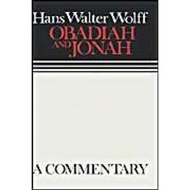 Obadiah and Jonah: Continental Commentaries - Hans Walter Wolff