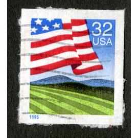 timbre oblitéré usa, 1995, 32