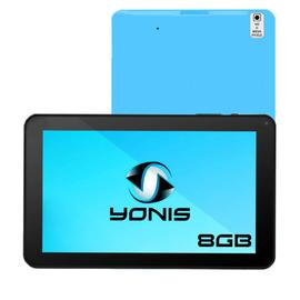 Tablette 10 Pouces Android Cpu Quad Core 1.3Ghz Ecran Tactile Bluetooth 8Go Bleu - YONIS