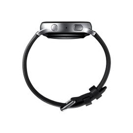Montre connectée Samsung Galaxy Watch Active2 4G 40 mm Boîtier Acier Bracelet en cuir Argent