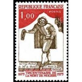 tricentenaire de la mort de Molière année 1973 n° 1771 yvert et tellier luxe