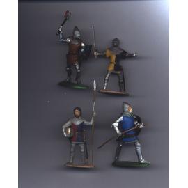 Figurines Petits soldats de Plomb / Moyen Age /No Starlux / 54 mm