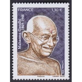 Gandhi Mahatma dirigeant politique et chef spirituel indien année 2019 n° 5346 yvert et tellier luxe