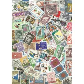 MONDE 100 TIMBRES NEUFS DIFFÉRENTS GRDS FORMATS