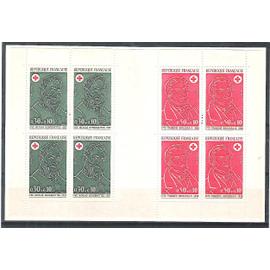 France, 1972, Carnets, Au Profit De La Croix-Rouge, Carnet N°2021, (Timbres N°1735 + 1736), Neuf.