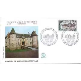 France 1972, Très Belle Enveloppe 1er Jour Fdc 810, Timbre 1726, Chateau De Bazoches Du Morvan - Nièvre.