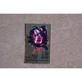 Timbre oblitéré France - 1990 - YT n° 2652 - Chanson Française : Edith Piaf