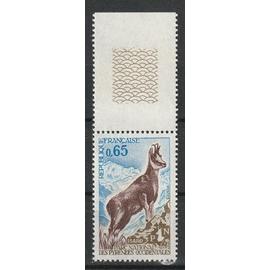 Protection de la nature. Isard, timbre neuf** avec bord de feuille 1971 n° 1675