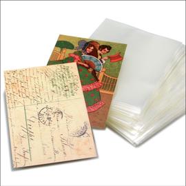 100 Etuis individuels pour cartes postales anciennes
