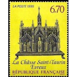 Art : Châsse de Saint Taurin année 1995 n° 2926 yvert et tellier luxe