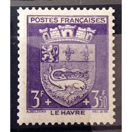 France - Blasons 1942 - Le Havre (Superbe N° 561) Neuf** Luxe - Cote 5,00&euro; - N12091