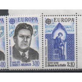France 1985: Série de 2 timbres Europa N° 2366 et 2367.
