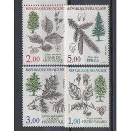 France 1985:Série sur la faune et la flore de France, 4 timbres N° 2384,2385,2386 et 2387..