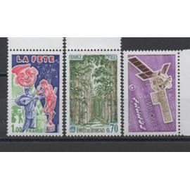 France 1976: Suite de 3 timbres  N° 1886 et 1887 et 1888.