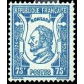 4ème centenaire de la naissance du poète Pierre de Ronsard année 1924 n° 209 yvert et tellier luxe