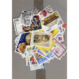Paquets de 100 timbres-poste différents du monde entier