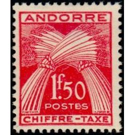 TIMBRE TAXE ANDORRE N°25 NEUF**