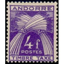 TIMBRE TAXE ANDORRE N°36 NEUF**