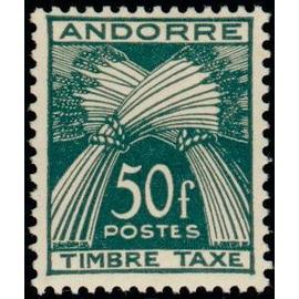 TIMBRE TAXE ANDORRE N°40 NEUF**