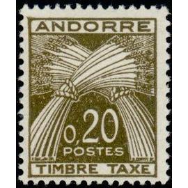 TIMBRE TAXE ANDORRE N°44 NEUF**