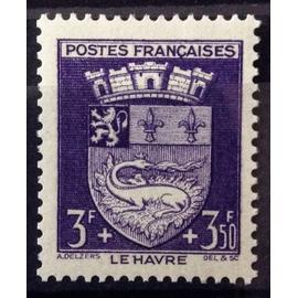France - Blasons - Armoiries De Villes - 1942 - Le Havre (Impeccable N° 561) Neuf** Luxe (= Sans Trace De Charnière) - Cote 5,00&euro; - N12103