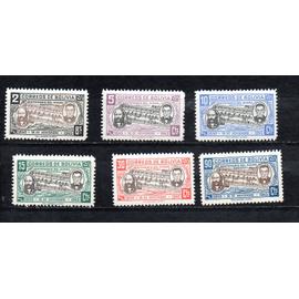 Bolivie- Lot de 6 timbres neufs- 100 ans de l' Hymne National- N°277/82