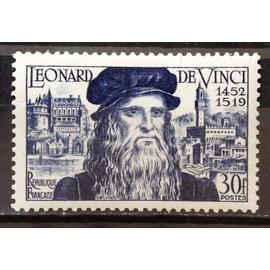 Léonard De Vinci 30f (Impeccable N° 929) Neuf** Luxe (= Sans Trace De Charnière) - Cote 10,00&euro; - France Année 1952 - N18525