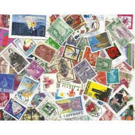 100 timbres MONDE Différents