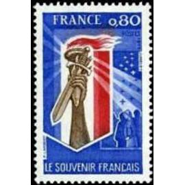 Le souvenir français : flamme et glaive année 1977 n° 1926 yvert et tellier luxe