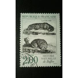 TIMBRE FRANCE (YT 2539 ) 1988 Loutre eurasienne (Lutra lutra)
