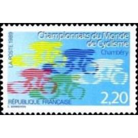 sport : championnats du monde de cyclisme année 1989 n° 2590 yvert et tellier luxe