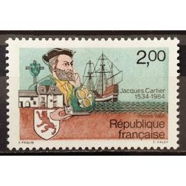 Jacques Cartier 2,00 (Impeccable N° 2307) Neuf** Luxe (= Sans Trace De Charnière) - France Année 1984 - N19776