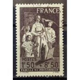 Timbre France 1943 Neuf ** YT N° 585 Famille du prisonnier
