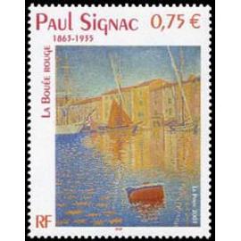 Art : "la bouée rouge" de Paul Signac année 2003 n° 3584 yvert et tellier luxe