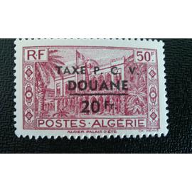 TIMBRE FRANCE ALGERIE ( YT T27 ) 1944 Timbre taxe