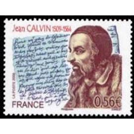 Jean Calvin réformateur religieux français année 2009 n° 4356 yvert et tellier luxe