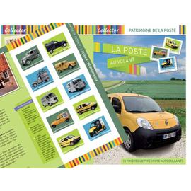La poste au volant bloc feuillet collector n° 160 année 2012 timbres autoadhésifs validité permanente