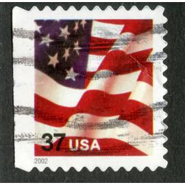 timbre oblitéré usa 37, 2002