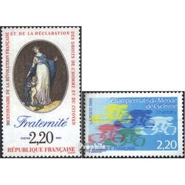 France 2720,2721 (édition complète) neuf 1989 timbres spéciaux