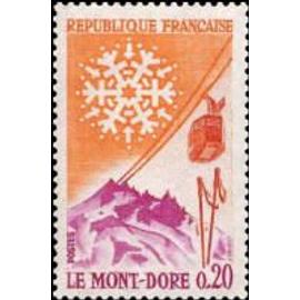 Téléphérique du Mont Doré année 1961 n° 1306 yvert et tellier luxe