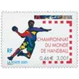 France 2001 Timbre n° 3367 Championnat du monde de Handball