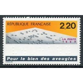 Timbres France 1989 Neuf ** YT N° 2562 Pour le Bien des Aveugles