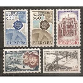 1521 à 1525 (1967) Série de timbres neufs N** (cote 3,3e) (4003)