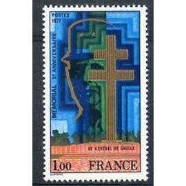 Timbres France 1977 Neuf ** YT N° 1941 Mémorial du Général DE GAULLE
